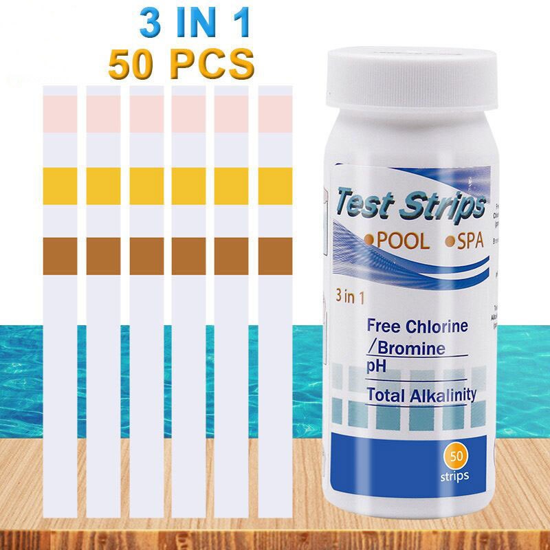 50 tiras de teste de cloro e p - Ph Strip Test avaliação e preço