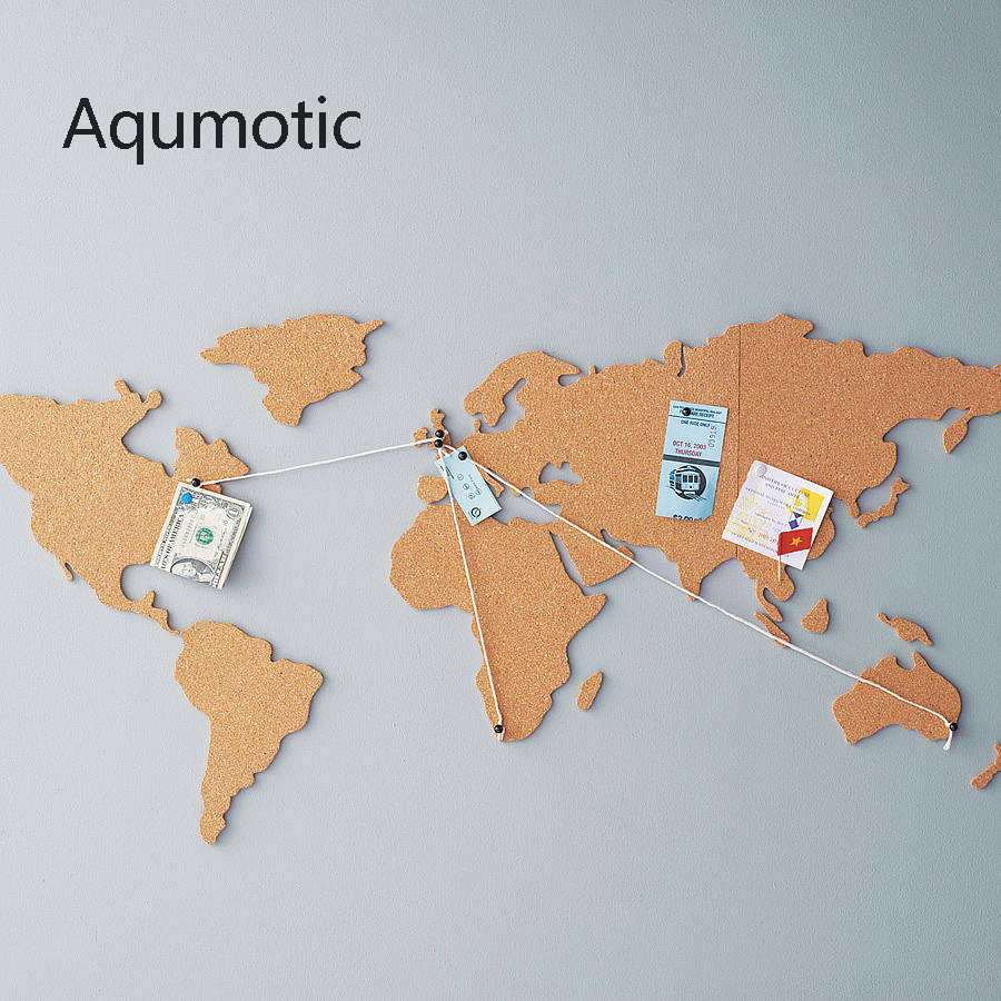 Aqumotic cortiça mapa do mundo - Star Map Poster avaliação e preço