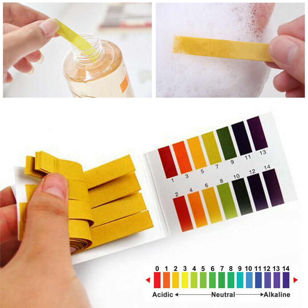 80 Tiras de Teste de pH para F - Ph Strip Test avaliação e preço