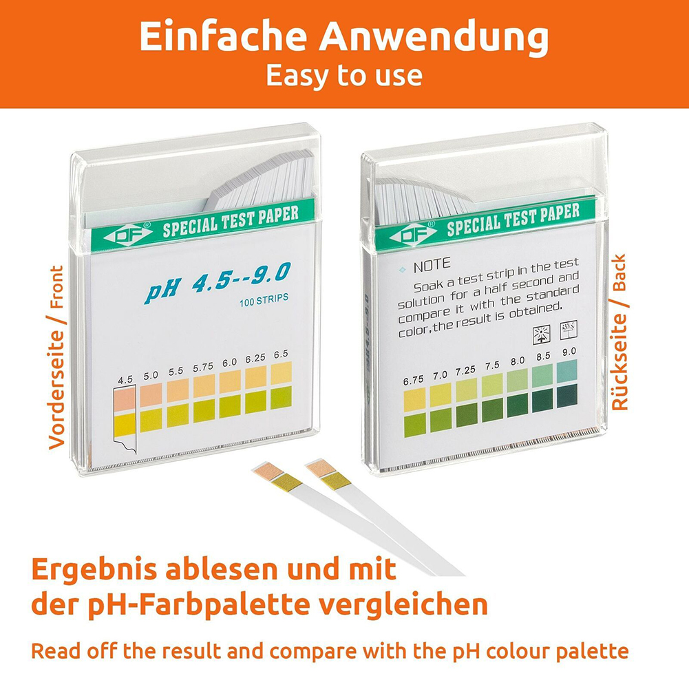 Kit com 100 Tiras de Papel PH  - Ph Strip Test avaliação e preço
