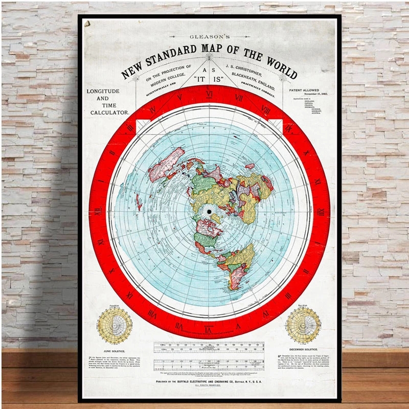 Pôster e impressões 1892 mapa  - Star Map Poster avaliação e preço