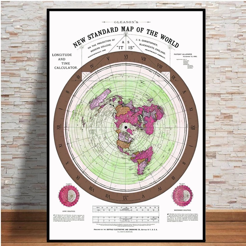 Pôster e impressões 1892 mapa  - Star Map Poster avaliação e preço